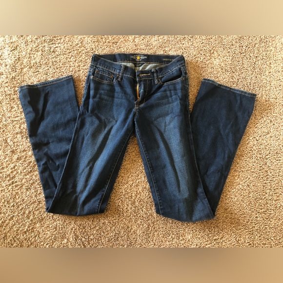 Lucky Brand Dark Wash Sweet’N Low Jeans 2 / 26 x-long - Picture 1 of 6